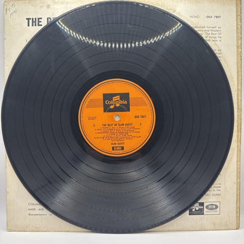 Slim Dusty - The Best Of Slim Dusty 1967 `12" LP Vinyl Record Aust. Pressing - Picture 5 of 6