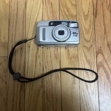 VTG Pentax 35mm Point Shoot Film Camera IQ Zoom 80G Electronic CLEANED & TESTED