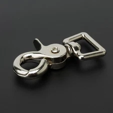 Country Brook Design® 3/4 Inch Nickel Plated Trigger Swivel Snap Hooks, 50 Pack