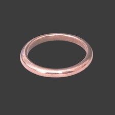 Solid Sterling Silver Band Ring - Size 7.50 - Perfect for Stacking or Everyday