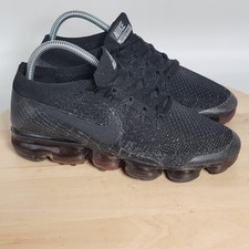 Nike Air VaporMax Flyknit Triple Black 849558-001 Running Women  s 7
