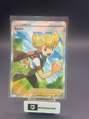 Barry (Full Art) Pokemon Brilliant Stars 167/172 Near Mint