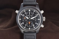 IWC Top Gun Pilots Double Chronograph Special Edition Black Zirconium IW379901