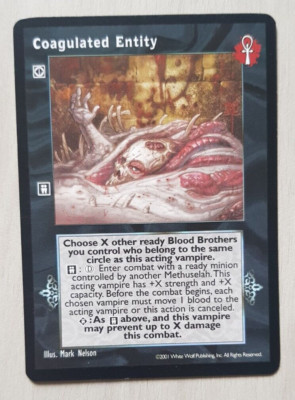 Coagulated Entity - Vampire The Eternal Struggle - VTES - V:TES CCG - Bloodlines