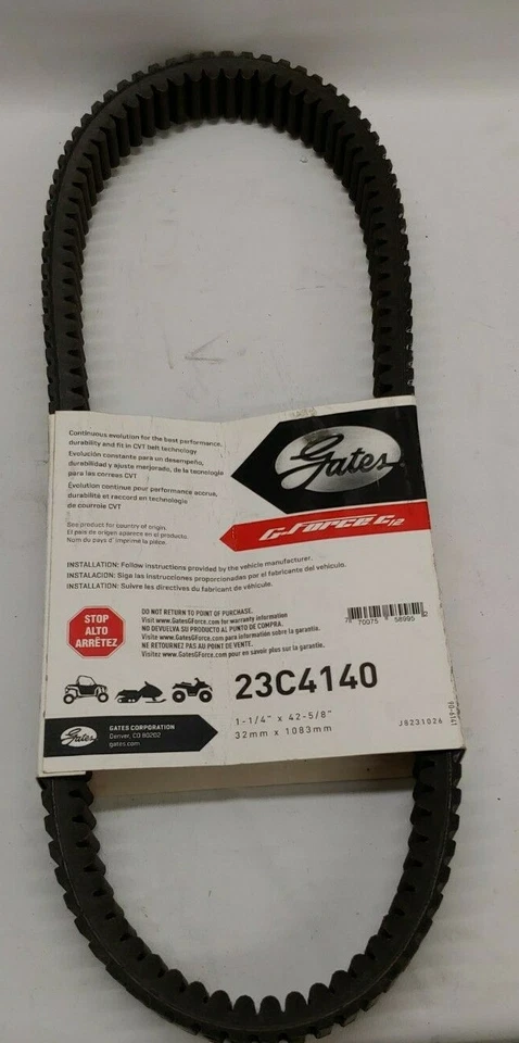 G-Force Carbon Cord CVT Belt Gates 23C4140, Sticker Damage Foto 2 de 3