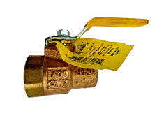Apollo 77C-102-01A 3/8" NPT Bronze Full Port Ball Valve 600-CWP 150-SWP Lever Op