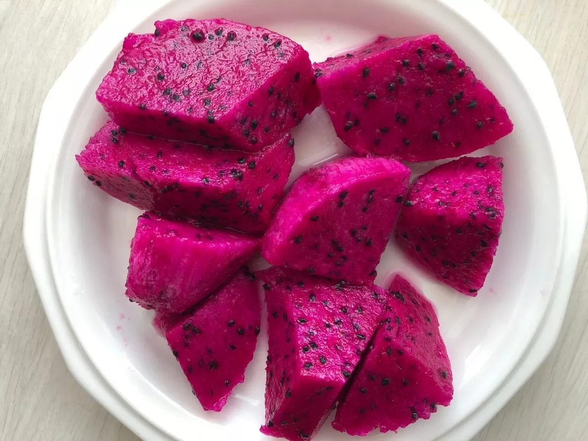 How To Cut Dragon Fruit - Running to the Kitchen®