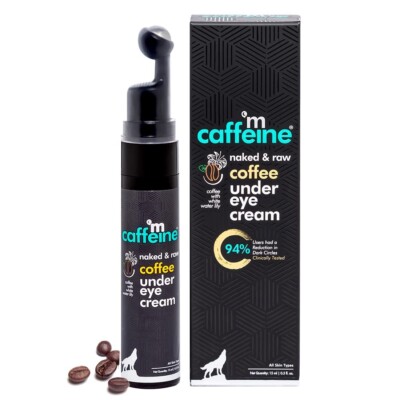 mCoffein Coffee Under Eye Cream Gel (15 ml) mit kühlender Massagerolle