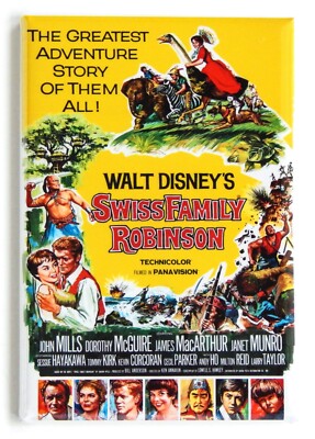 Swiss Family Robinson FRIDGE MAGNET movie poster | eBay