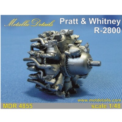 Metallic Details MDR4855 Scale model kit 1:48 Pratt & Whitney R-2800 - Resin