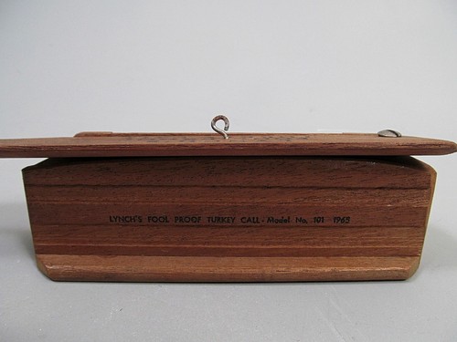 Vintage Lynch Fool Proof Turkey Call Model No. 101 1965 Liberty Mississippi - Bild 5 von 8