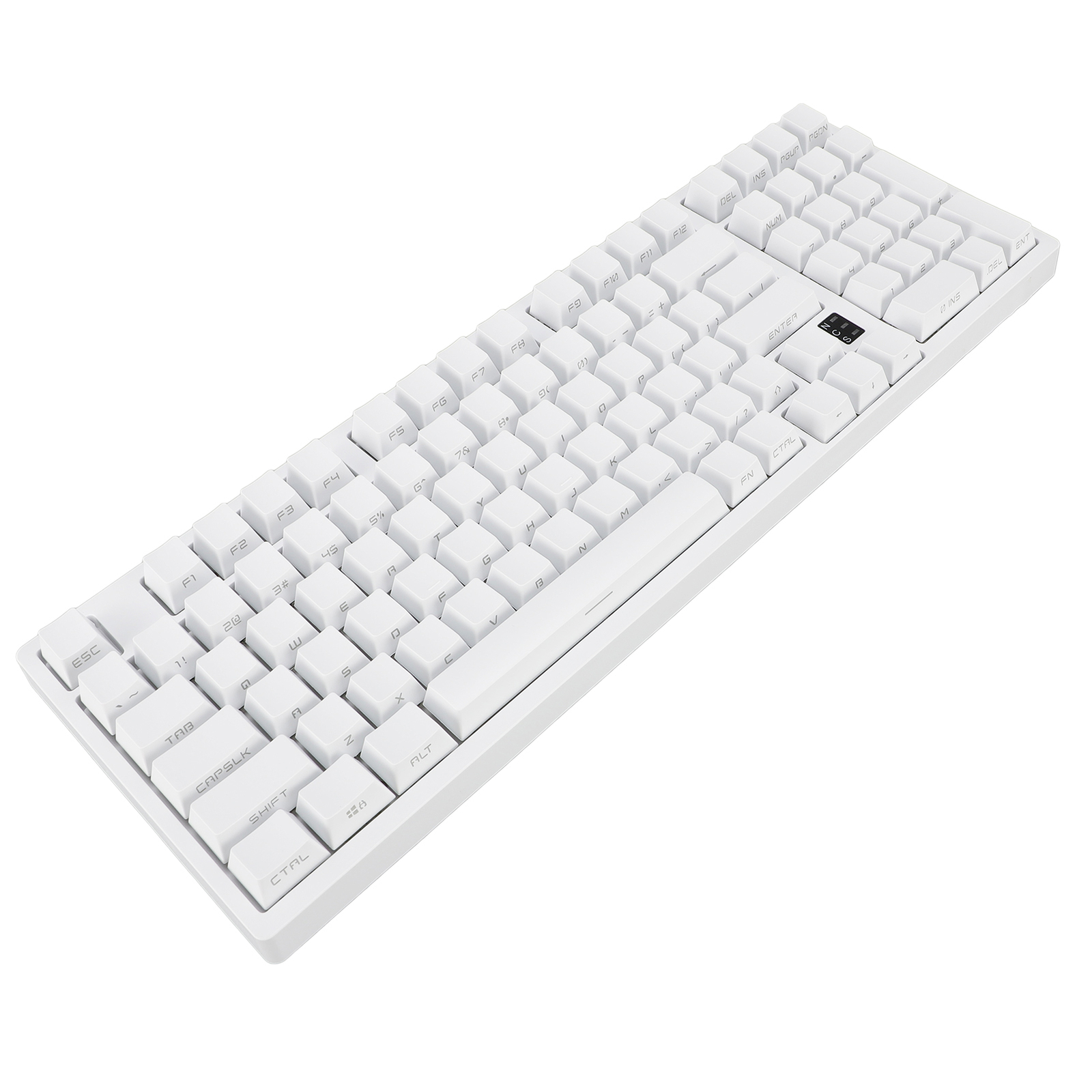 98-Key Wireless Mechanical Gaming Keyboard with Blue Switches, 2.4G+BT 3.0/5.0 & USB-C-image