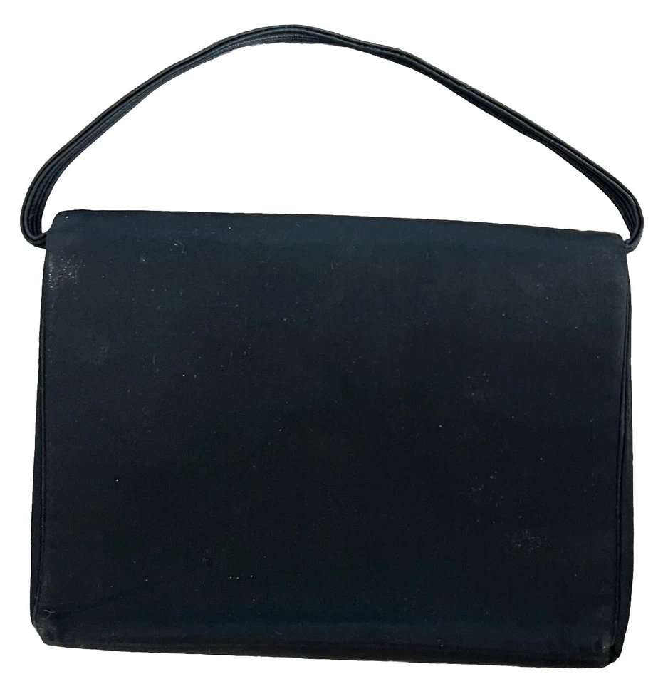 Cartera negra Magid vintage hecha a mano en Macao Foto 2 de 4