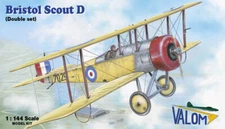 Valom Models 1/144 BRISTOL SCOUT D British WWI Fighter Dual Combo Kit