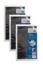 Chartpak 2-inch Black Stick-on Vinyl Numbers 01150 , 3 PACKS