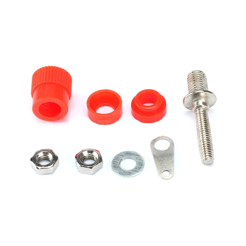 4mm Binding Post Banana Jack Socket Connector Terminal Speaker Socket Red/Black - Image 3 of 4