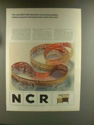 1967 NCR 400 Electronic Accounting System Computer Ad