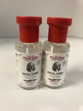 LOT of 2 Thayers Facial Toner Witch Hazel ROSE PETAL 3 oz ea #RB