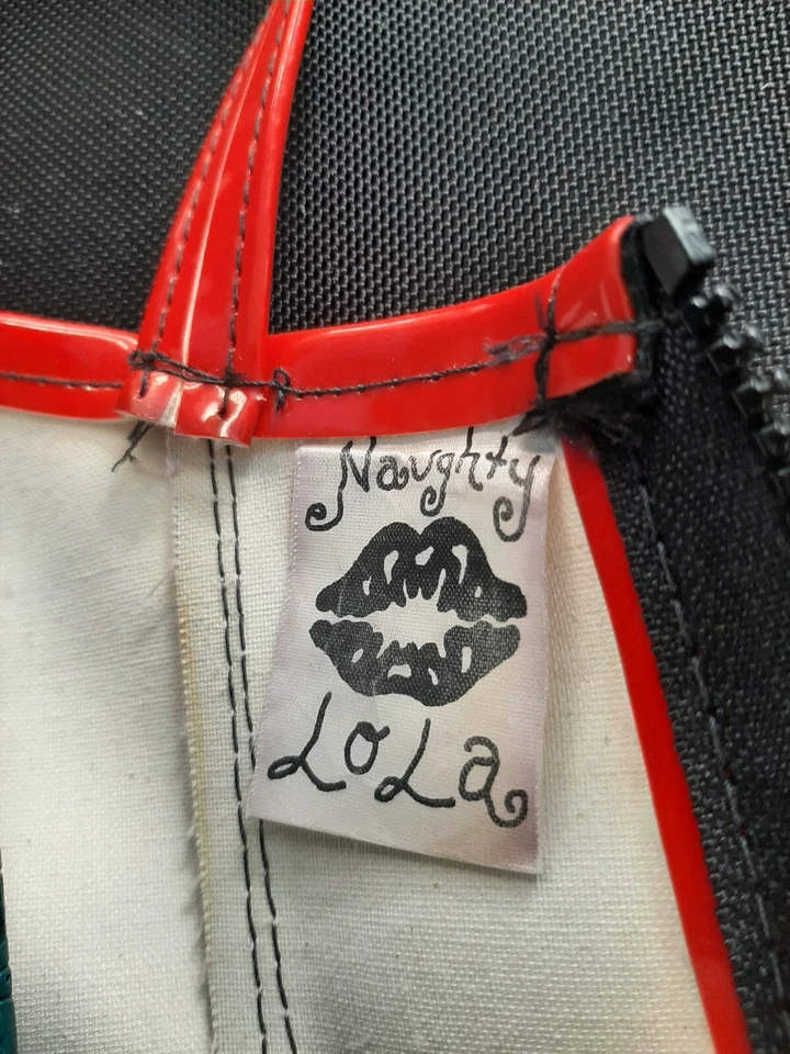 womens halloween costume red latex dress s/m cute sexy fun unique quality  - Image 4 of 4