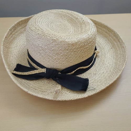 LIZ CLAIBORNE Sun Hat NATURAL STRAW 