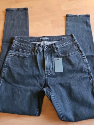 John Varvatos Collection JV704 Tapered Dani Black  Men's 29/32 New