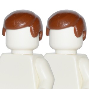 Lego Male Minifig Hair Pieces (x2 