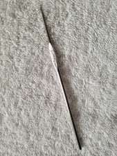 Vintage Used Hero Crochet Hook Made In USA Size 8 Metal Silver
