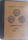 Library of Coins Album Lincoln Cents Part 2 with 89 coins Au/Unc