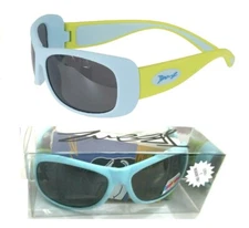 Banz JBANZ Flexerz SunGlasses Aqua/Lime Kids Baby Accessories 100% UVA/UVB