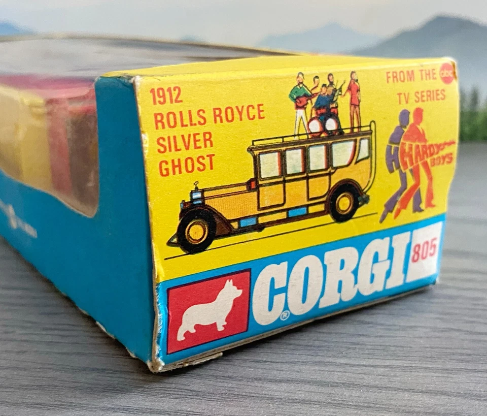 CORGI TOYS - #805 - HARDY BOYS ROLLS ROYCE SIVER GHOST -69/70 - MINT IN BOX 🔥 - Image 4 of 4