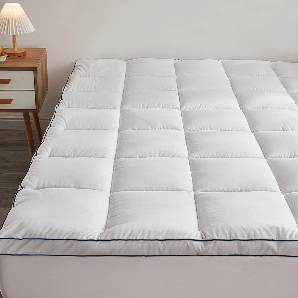 Mattress Pad Cover Pillow Top Deep Pocket Fits Up to 8”-21” FULL SIZE NEW $90