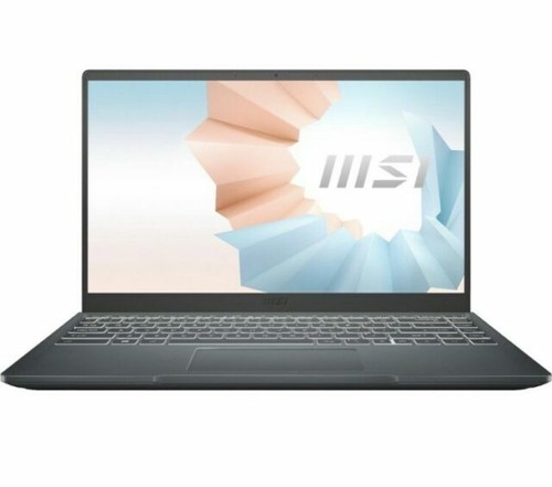 MSI Modern 14 inch (128GB, Intel Core i3 10th Gen., 4.10GHz, 8GB) Notebook/Laptop - Carbon Gray - MODERN14B486