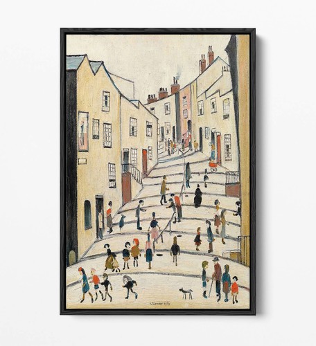 LOWRY CROWTHER STREET STOCKPORT -FLOAT EFFECT CANVAS WALL ART PIC PRINT GRAFFITI - Picture 5 of 12