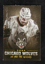 Chicago Wolves--2019-20 Pocket Schedule--Adobe Gila's--Golden Knights--AHL