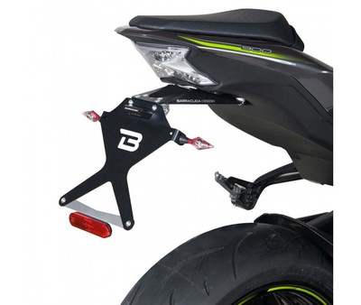 Support Plaque Immatriculation Arrière Pour Kawasaki Z900 (2017-2025) - Noir, Aluminium, Kit élimination Garde-boue - 10