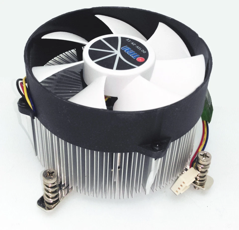 NEW Titan 95mm 4-pin PWM CPU Fan w/ Copper Core Base Heatsink for Intel LGA 2011 - Image 2 of 4