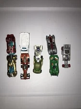 Hot Wheels Matchbox lot of 9 cars Monteracer Fed Ex Rocket Fire Art Car