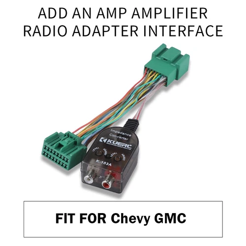 Radio Add AMP Amplifier Interface Adapter Harness For 2010-2017 Chevy GMC - Picture 1 of 17