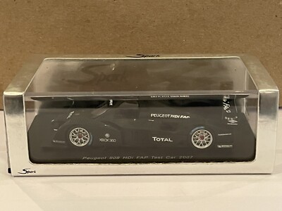 Spark 1/43 プジョー 908 HDi FAP TestCar 2007 Spark Peugeot 908 HDi FAP Test Car 2007 Black (S1271) 1/43 *BRAND