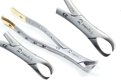 CYNAMED PREMIUM GERMAN DENTAL EXTRACTING FORCEPS #23 COW HORN LOWER MOLARS-HEAVY DUTY
