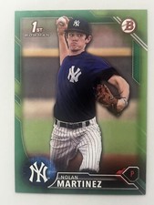 2016 Bowman Green #BD-106 Nolan Martinez /99 New York Yankees