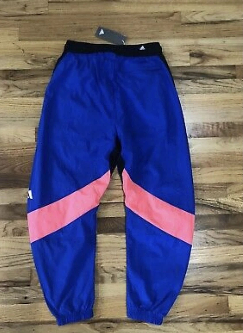ADIDAS Men s WOVEN TAPE PANTS GC9913 M Urban WV Wind Breaker Med Blue