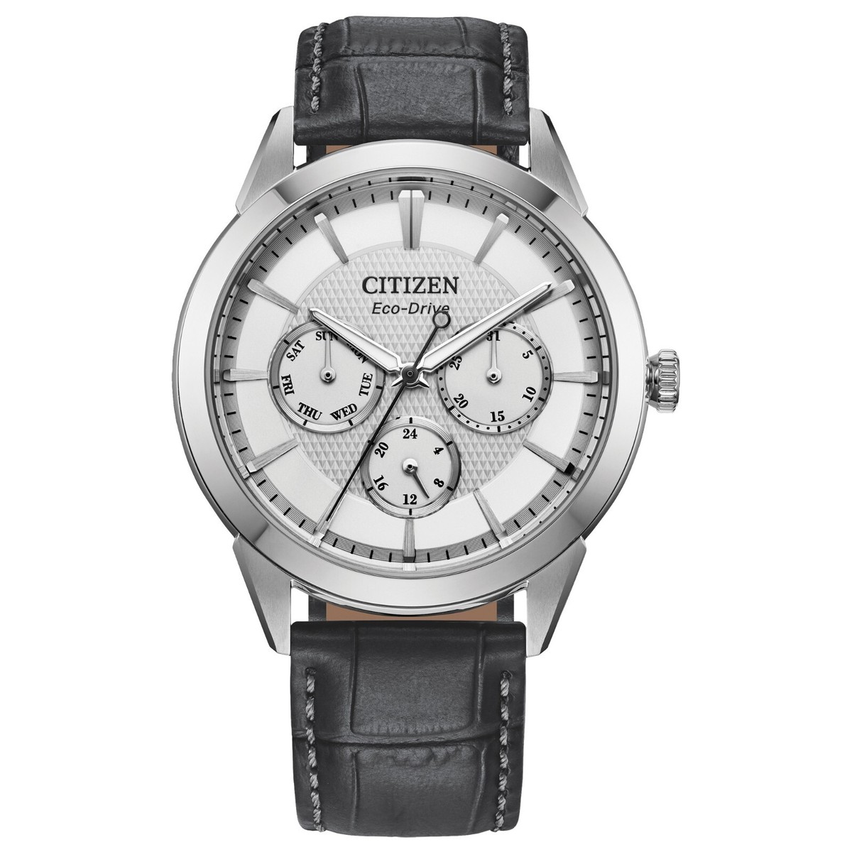 Citizen Men's Classic Analog Day/Date Eco-Drive Ring Gray Watch 40
