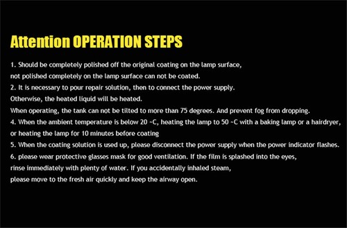 200ML Car Truck Headlight Lens Restoration Kit Headlamp Refurbished Atomized Cup - Picture 12 of 13