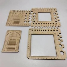 Braided Rope Knitting Needle Gauge Spinners Yarn Measuring Tools