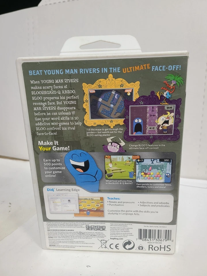 Sistema de juego completo Leap Frog Foster's Home For Imaginary Friends didj DIDJ Foto 2 de 3