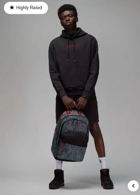 Jordan elephant print backpack sale