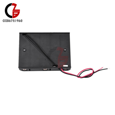 Plastic Battery Case Storage Box Holder with Wire Leads for 5 X AA 7.5V 5AA