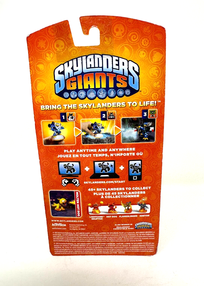 Skylanders Giants Hot Dog Avec Carte à Collectionner - Sans Boîte