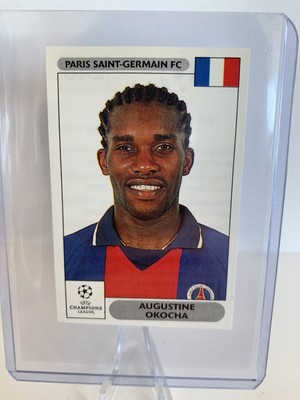 Jay Jay Okocha Paris Saint Germain Psg 00 01 Champions League Panini Sticker Ebay